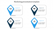 Effective Marketing Presentation Template With Four Nodes