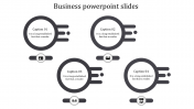 Effective Business PowerPoint Slides In Grey Color Slide