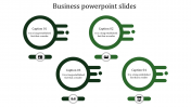 Affordable Business PowerPoint Slides With Four Nodes