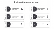 Stunning Business Finance PowerPoint In Grey Color Slide