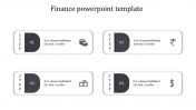 Innovative Finance PowerPoint Template With Four Nodes
