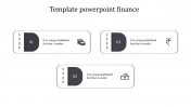 Our Predesigned Template PowerPoint Finance In Grey Color