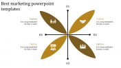 Best Marketing PowerPoint Templates Design-Flower Model