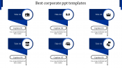 Amazing Best Corporate PowerPoint Presentation In Blue Color