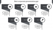 Editable Best Corporate PowerPoint Presentation-Seven Node