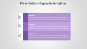 Astounding Presentation Infographic Templates on Three Nodes