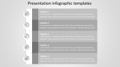 Use Presentation Infographic Templates With Grey Color