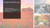 Multicolor Service Portfolio Templates Slide PowerPoint	