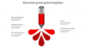 Pretty Education PowerPoint Templates Pack Of 5 Slides
