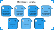 Customized PowerPoint Planning Template-Blue Color