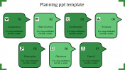 Best PowerPoint Planning Template Presentation-Seven Node