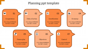 Best PowerPoint Planning Templates In Orange Color