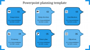 Innovative PowerPoint Planning Template With Six Nodes
