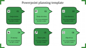 Stunning PowerPoint Planning Template With Six Nodes