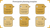 Editable PowerPoint Planning Template Presentation Design