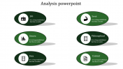 Best Analysis PowerPoint Slide Template Designs-6 Node