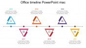 Our Predesigned Office Timeline PowerPoint Mac-6 Node