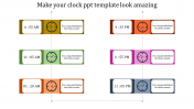 Download our 100% Editable Clock PPT Template Slides