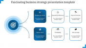 Best Business Strategy Presentation Template-Blue Color