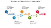 Use Timeline Milestones PowerPoint In Multicolor Slide