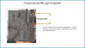 Innovative Corporate Profile PPT Template Presentation