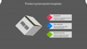 A three noded product powerpoint template