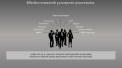 A One Noded Effective Teamwork PowerPoint Presentation