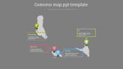 Check out the customizable Comoros Map PPT Template slides