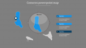 Get Simple best Comoros PowerPoint map for presentation