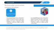 Business Plan Construction Company Template Designs