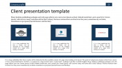 Leave an Everlasting Client Presentation Template Slides