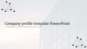 Our Predesigned Company Profile Template PowerPoint-1 Node