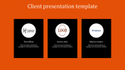 Editable Client Presentation Template For Business