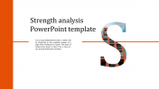 Simple Strength Analysis PowerPoint Template Designs