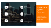 Customized PowerPoint Agenda Template Slide Design