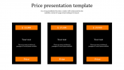 Simple Price Presentation Template PPT Slide Designs