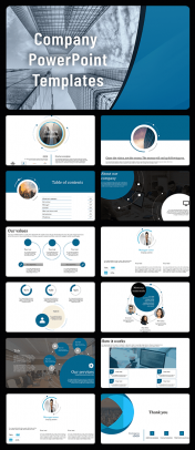 Best Company PowerPoint Template Presentation Designs