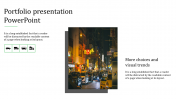 Elegant Portfolio Presentation PowerPoint Template
