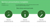 Editable Service Presentation Template Slides-Three Node