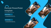 Portrait PowerPoint Template and Google Slides Themes