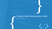 Editable PowerPoint Introduction Slide Template Design