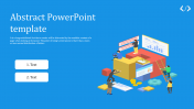 Simple Abstract PowerPoint Template Slides