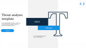 Get mesmerizing Cool Threat Analysis Template Slides