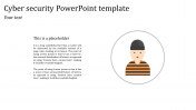 Simple Cyber Security PowerPoint Template Presentation