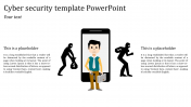 Cyber Security Template PowerPoint With Mobile Presentation