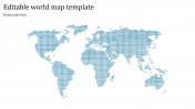 Get Editable World Map Template Presentation Designs