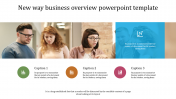 New way Business Overview PowerPoint Template