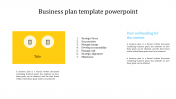 Editable Business Plan Template PowerPoint With One Node
