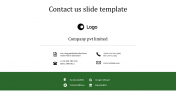 Get Contact Us Slide Template Presentation Designs