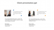 Animated Client Presentation PPT Slide Themes Design